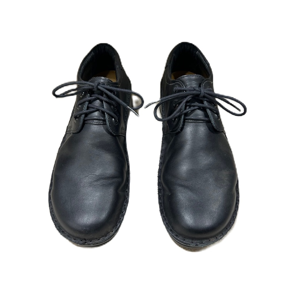 Naot Classic Black Leather Loafers